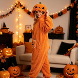 Unisex Halloween Pumpkin Onesie Pajamas