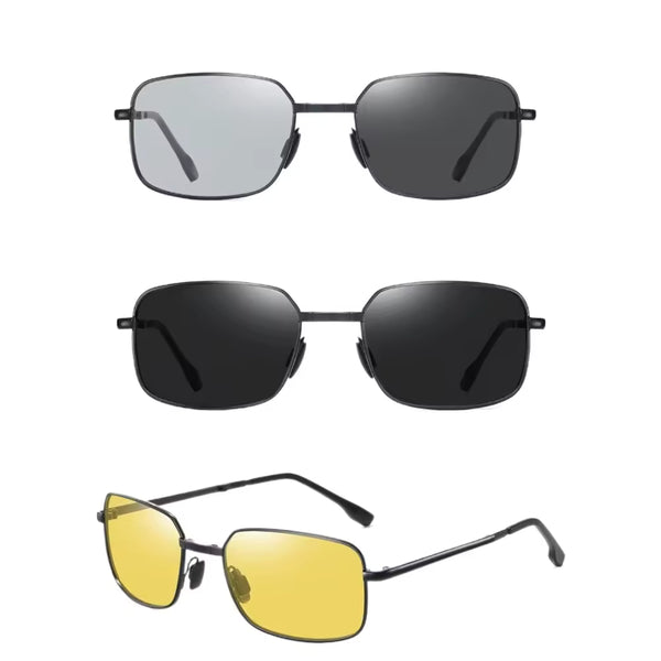 Adaptalens 3PC Fashion Folding Photochromic Sunglasses