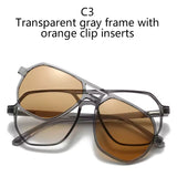Adaptalens New Magnetic Clip-On Sunglasses With Polarized Night Vision