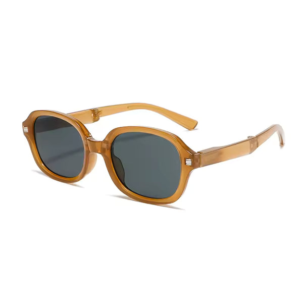 Adaptalens New Folding Small Frame Oval Sunglasses