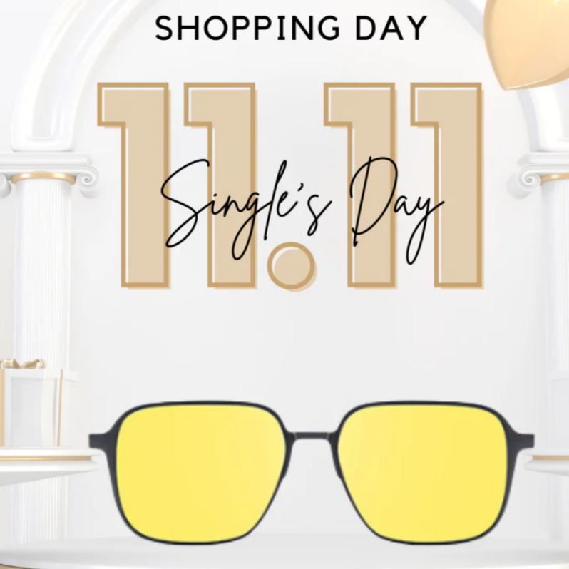 Adaptalens Sun + Eye + Night Vision + 3D + Blue Shade Glasses