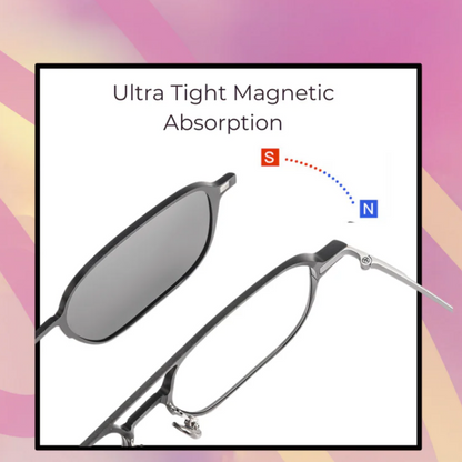 Adaptalens Sun + Eye + Night Vision + 3D + Blue Shade Glasses